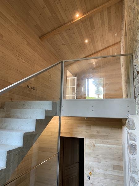Fabrication d'escalier et de garde-corps sur mesure Saint-Étienne